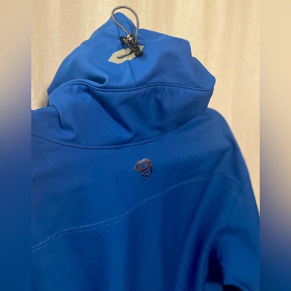 Mountain Hardwear Hooded Men's Performance Jacket in Vibrant Blue; Size Large - Picture 8 of 9